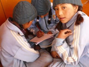 Schoolkinderen Ladakh