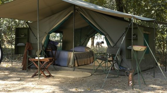 Mobile tent, South Luangwa