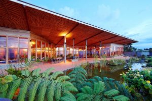 Rondon Ridge Lodge, hotel Mount Hagen region. Papua New Guinea.
