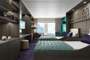 Hondius luxury cabin, oceanwide expeditions