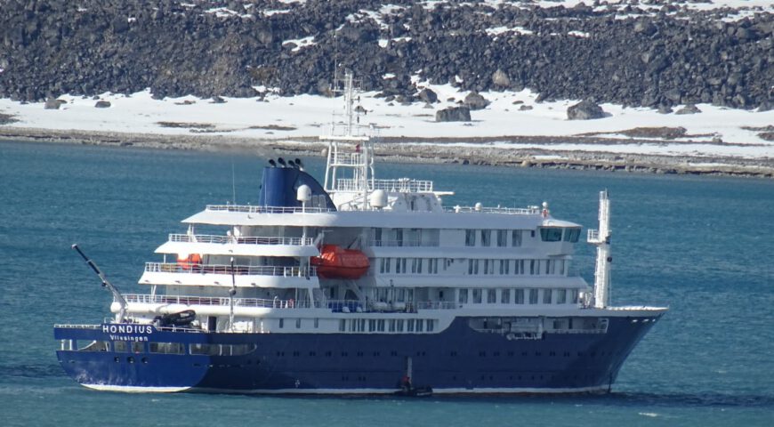 Hondius bij Spitsbergen