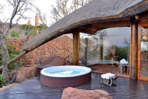 safarilodge met jacuzzi