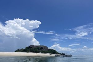 overnachten op mangrove-eiland Tanzania